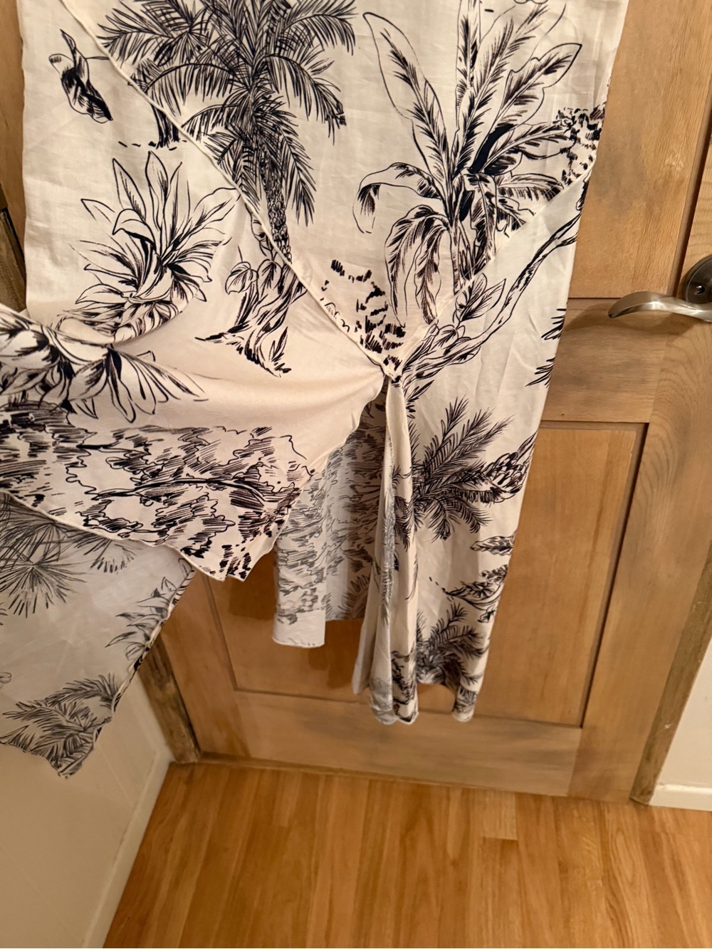 Antonio Melani 100% Cotton Tropical Print Asymmetrical– Made in Morocco - Picture 4 of 13